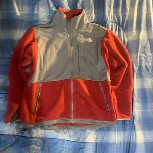 The North Face Red and Gray Outdoor Fleece